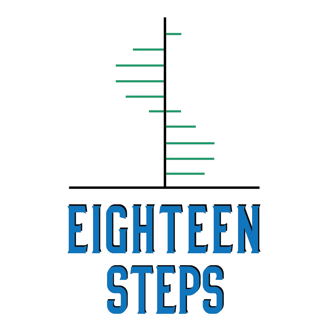 Eighteen Steps logo